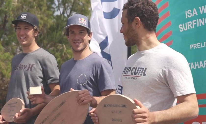 Η πρόκριση για το παγκόσμιο πρωτάθλημα Surf (vid)