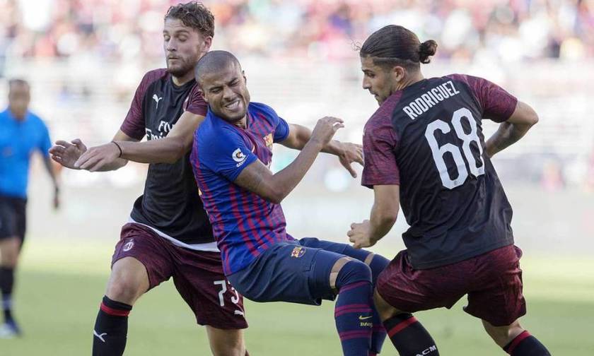 Νίκη στο φινάλε για τη Μίλαν, 1-0 τη Μπαρτσελόνα (vid)