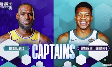 NBA All-Star Game: Αρχηγός της Ανατολής ο Γιάννης Αντετοκούνμπο, της Δύσης ο ΛεΜπρόν