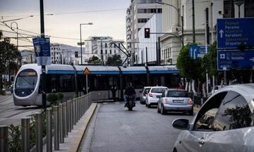 Τροχαίο με το τραμ στο κέντρο του Πειραιά