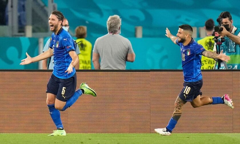 Euro 2020: Ιταλία – Ελβετία 3-0: Η «Σκουάντρα Ατζούρα» έγινε η πρώτη ομάδα που προκρίθηκε στις «16» 