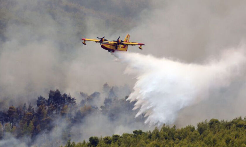 Φωτιά στην Εύβοια: Βελτιωμένη η εικόνα, μάχη με διάσπαρτες εστίες – Επιχειρούν εκ νέου εναέρια μέσα