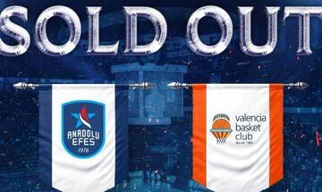 EuroLeague: Sold out στο Αναντολού Εφές - Βαλένθια (pic)