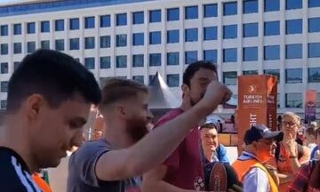 Final Four 2023: Ο Ουόκαπ κέρδισε διαγωνισμό στη fan zone (vid)