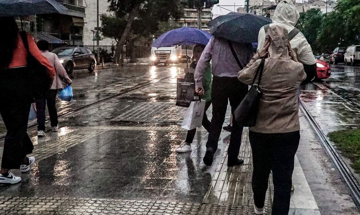 Καιρός: Ισχυρές βροχές και καταιγίδες 