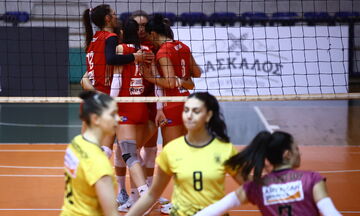 Volley League Γυναικών: Άνετο διπλό με... κενό ενός σετ ο Ολυμπιακός, 3-1 τον Άρη