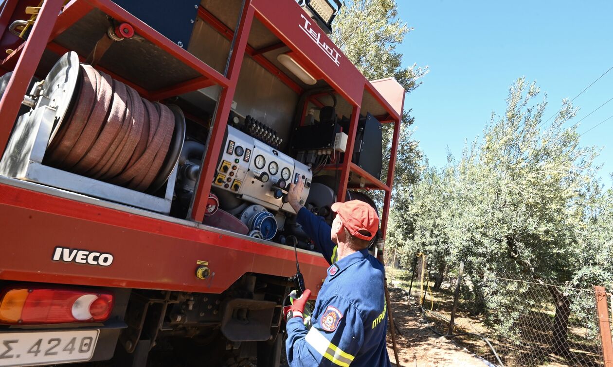 Φωτιά στην Κρήτη: Μεγάλη κινητοποίηση στη Ροδιά - Πνέουν ισχυροί άνεμοι