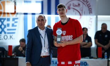 Πανελλήνιο Εφήβων: MVP ο Σπάρταλης του Ολυμπιακού