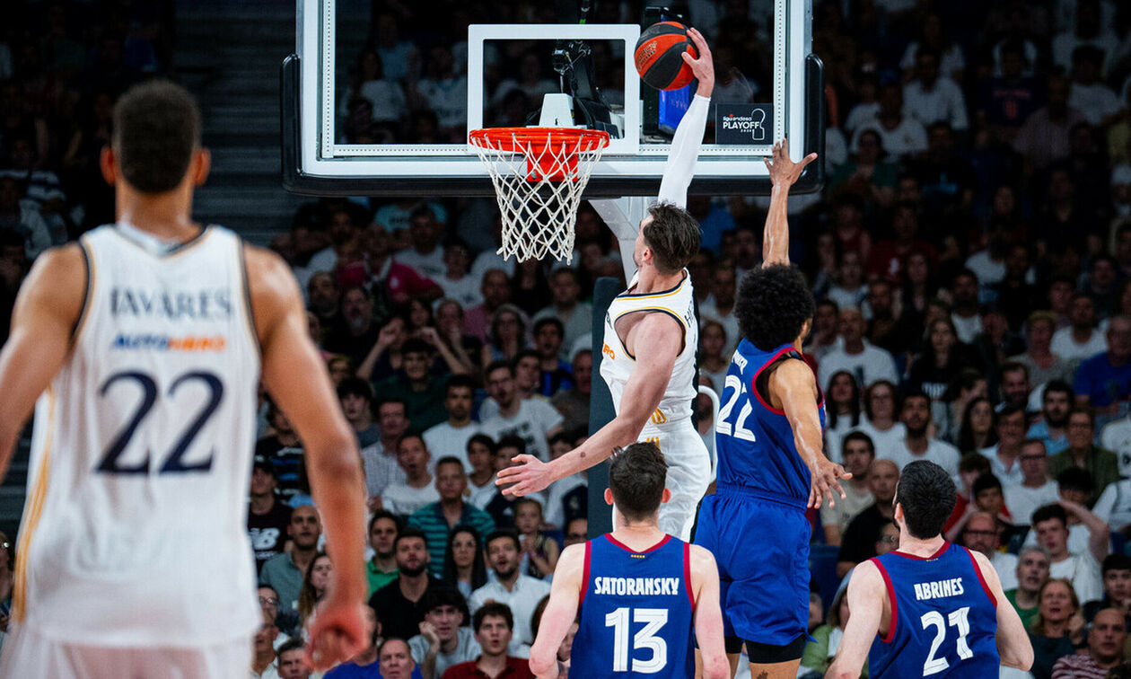 ACB: Η Ρεάλ 97-78 τη Μπαρτσελόνα και 1-0 στους ημιτελικούς (highlights)