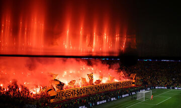 Champions League:«Κάηκε» από πυρσούς & καπνογόνα το «πέταλο» της Ντόρτμουντ στο Β' μέρος του τελικού