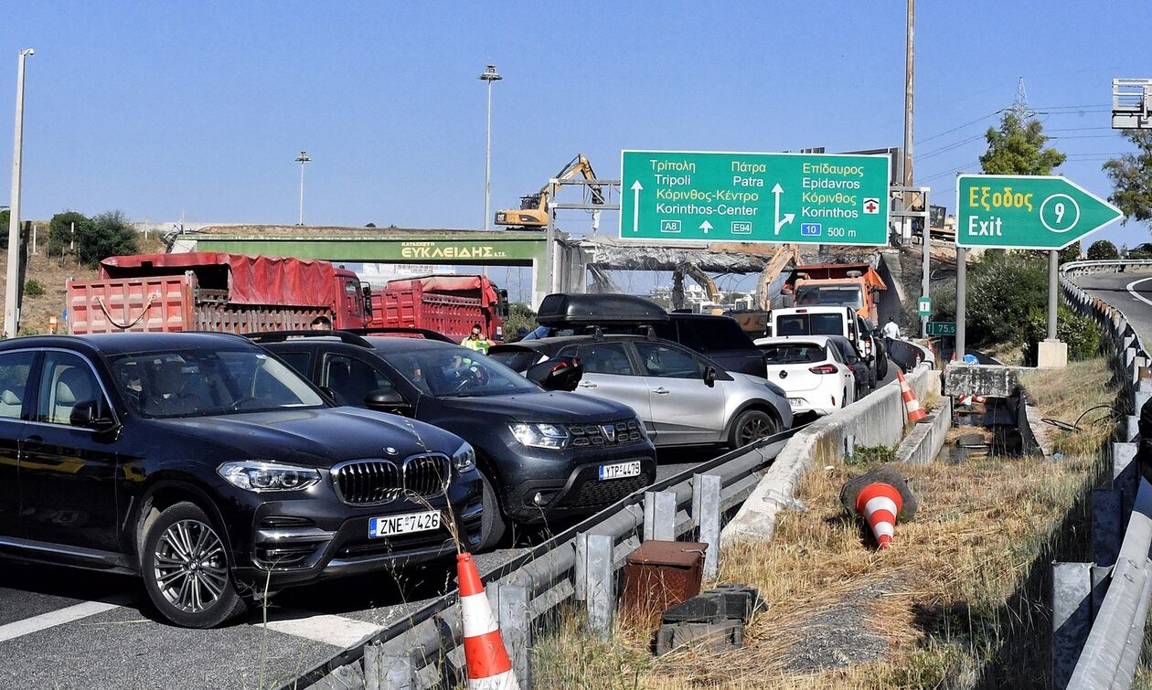 Ισθμός: Ομαλοποιείται η κυκλοφορία των οχημάτων– Δόθηκαν τρεις λωρίδες προς Κόρινθο