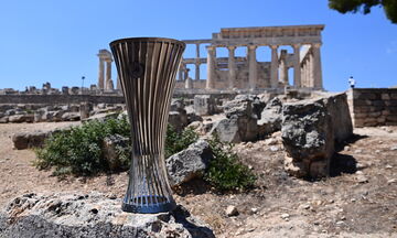 Ολυμπιακός: Στον Ναό της Αφαίας και τον Άγιο Νεκτάριο τα τρόπαια (pics, vid)