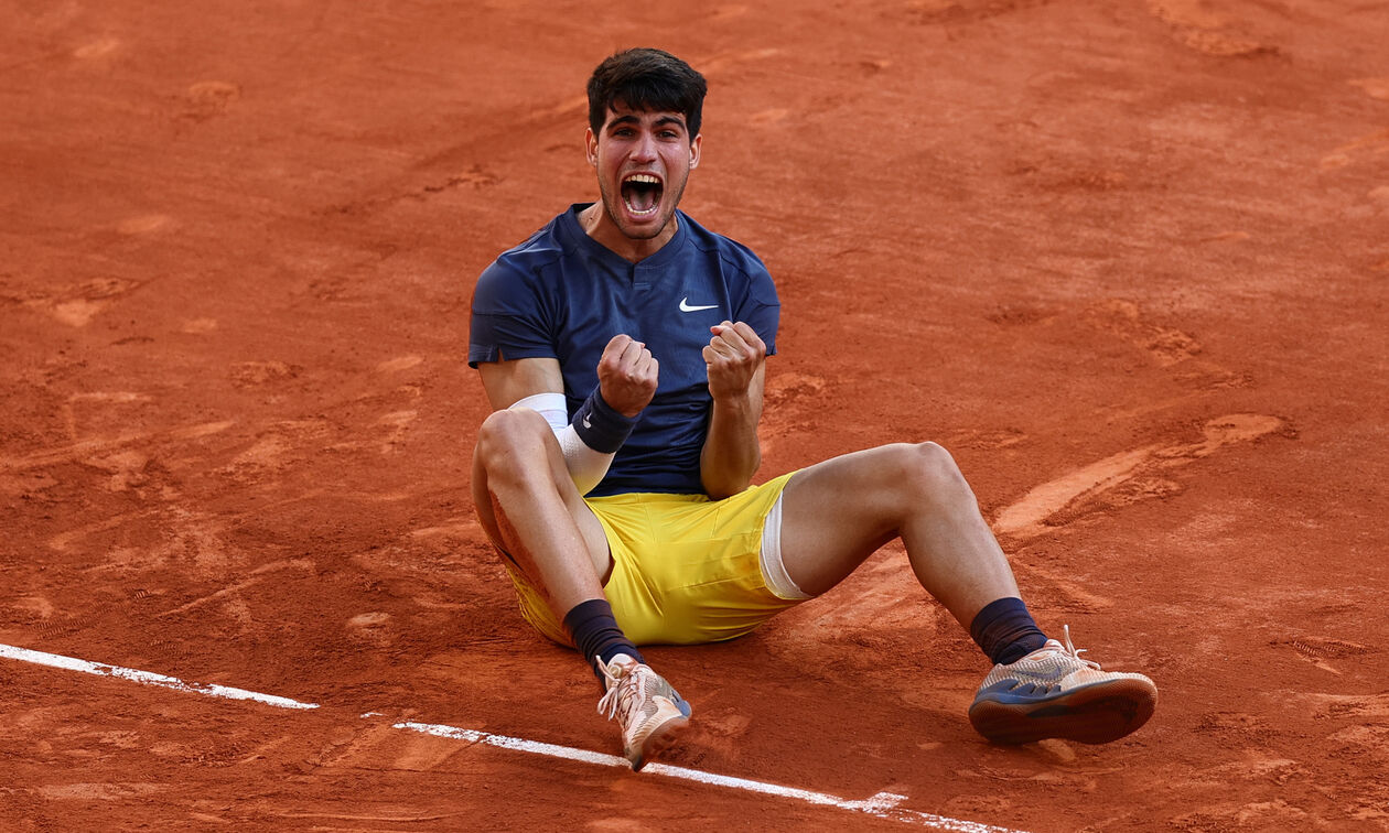 Ζβέρεφ - Αλκαράθ 2-3: Στα χέρια του ο τίτλος του Roland Garros (pic)