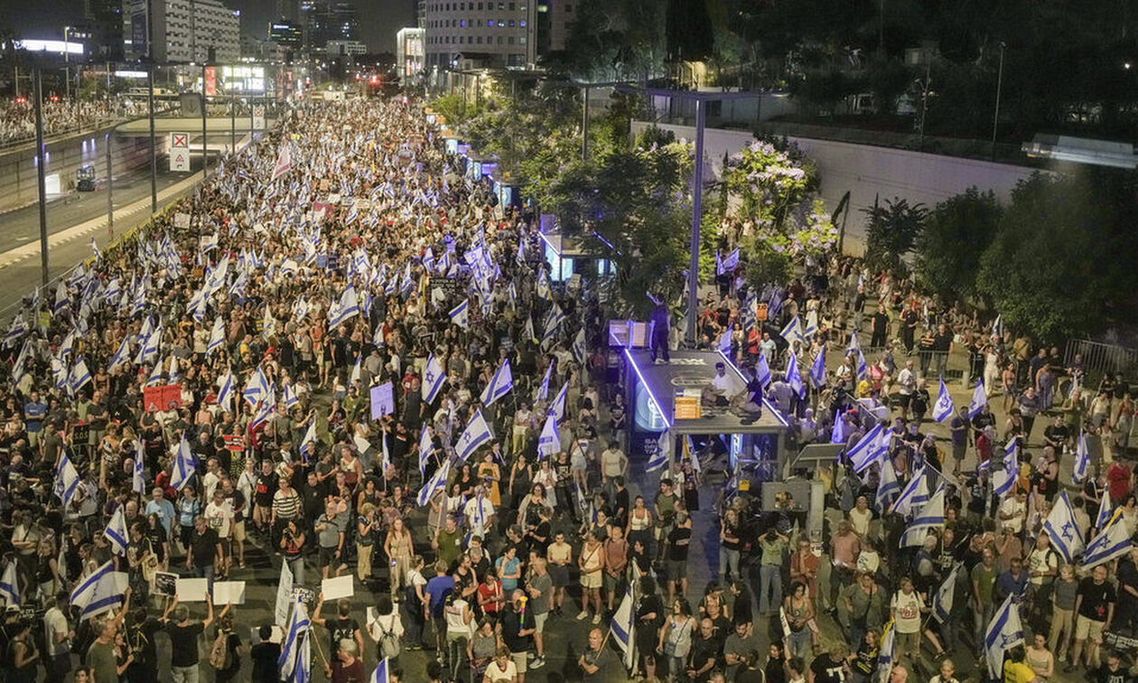 Ισραήλ: Νέα μεγάλη κινητοποίηση – Πίεση στην κυβέρνηση για συμφωνία για τους ομήρους