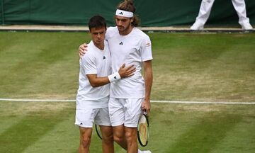 Αποκλεισμός και για τα αδέρφια Τσιτσιπά στα διπλά του Wimbledon μετά τη διακοπή!