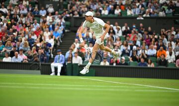 Wimbledon: Ο Σίνερ πέρασε στα προημιτελικά για τρίτη συνεχόμενη φορά 