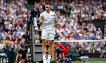 Wimbledon: Ο Αλκαράθ πέρασε στα ημιτελικά και περιμένει τον Μεντβέντεφ 