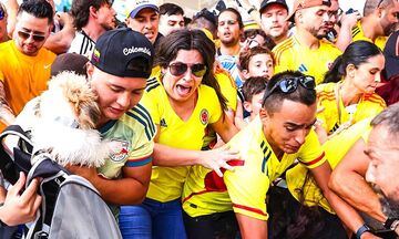 Τελικός Copa America: Σκηνές χάους έξω από το γήπεδο (vid)