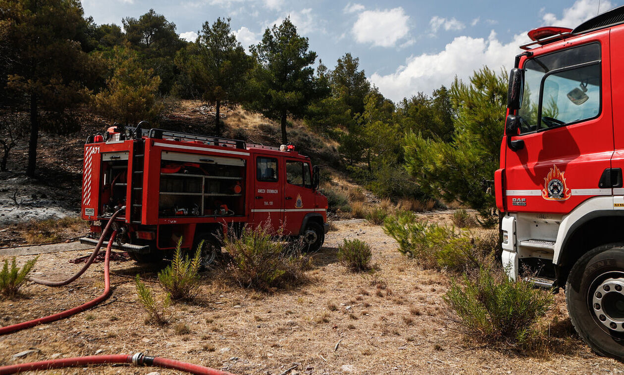 Χάρτης πρόβλεψης πυρκαγιών: Υψηλός κίνδυνος σε 15 περιοχές της χώρας για αύριο Δευτέρα