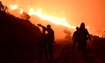 Φωτιά στην Αττική: Χάρτης της NASA δείχνει την έκταση του πύρινου μετώπου