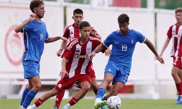 Εθνική Νέων: Ισόπαλη 1-1 με την Κ-19 του Ολυμπιακού