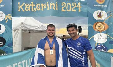 Παγκόσμιο πρωτάθλημα U20 Beach Wrestling: «Ασημένιος» με ρεκόρ ο Ραφαήλ Γκίρνης