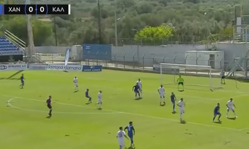 Χανιά - Καλαμάτα: Το γκολ του Τσέλιου για το 1-0 (vid)