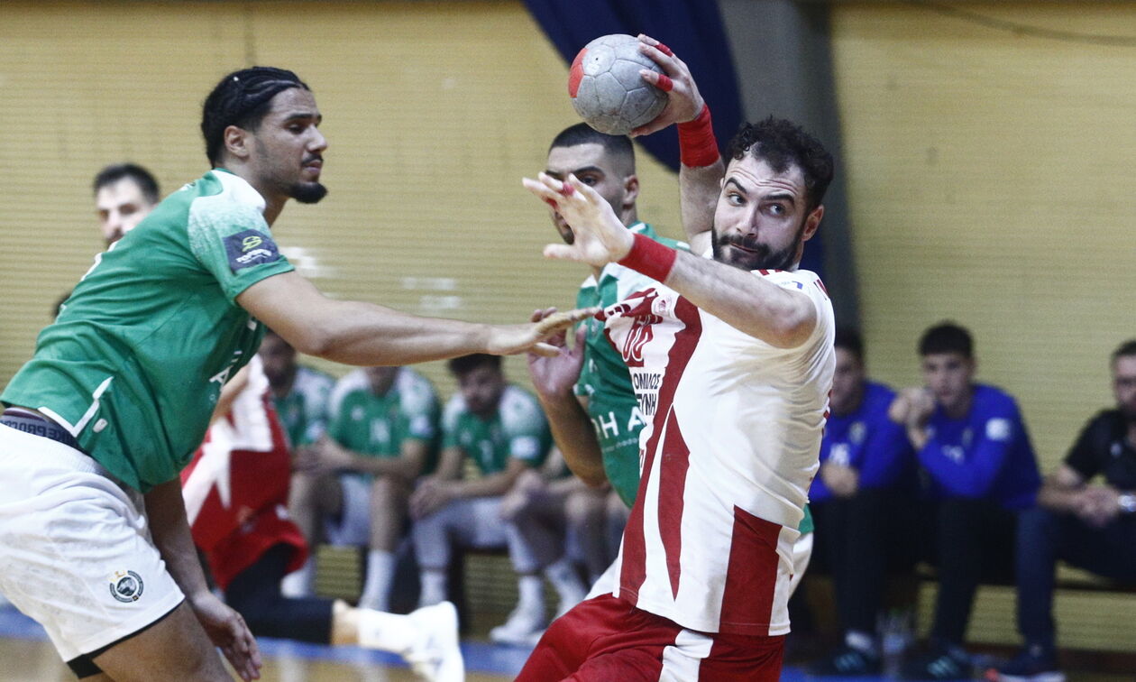 Handball Premier: «Δύο στα δύο» ο Ολυμπιακός, άνετα η ΑΕΚ τον ΠΑΟΚ