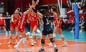 Volley League Γυναικών: Απόλυτος ο Ολυμπιακός, 3-1 τον Πανιώνιο