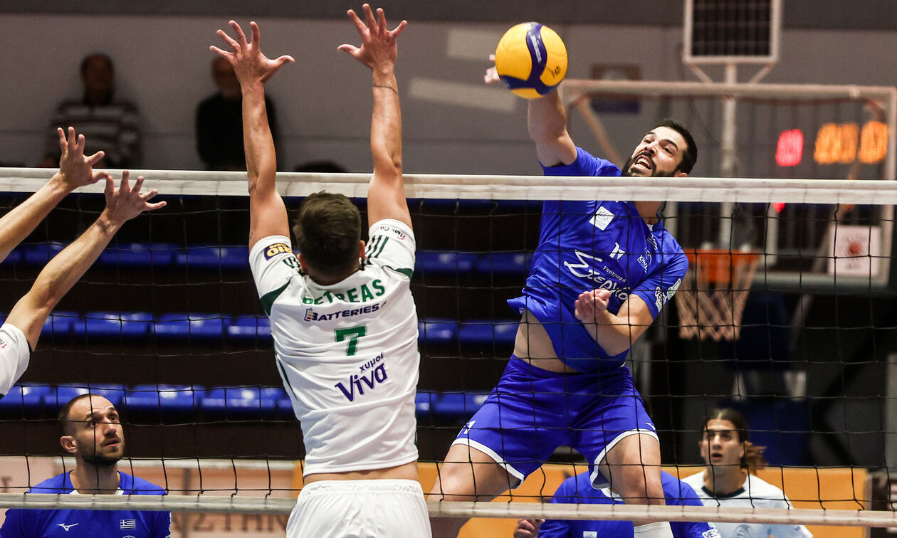 Volley League Ανδρών: Η Κηφισιά 3-2 τον Παναθηναϊκό, πρώτη νίκη ο ΠΑΟΚ