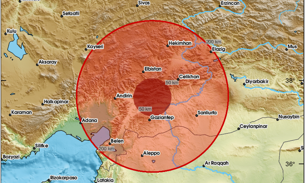 Σεισμός 4,9 ρίχτερ στην Τουρκία