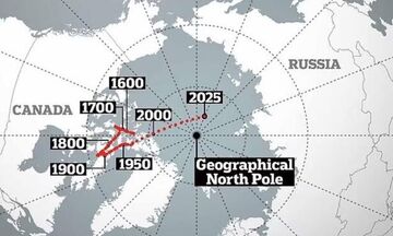 Τι συμβαίνει με τον βόρειο μαγνητικό πόλο της Γης που μετακινείται προς τη Ρωσία
