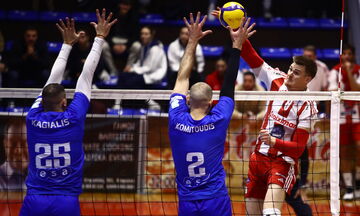 Volley League Ανδρών: Ο Ολυμπιακός τη νίκη, η Κηφισιά τον πόντο και τις εντυπώσεις (2-3)