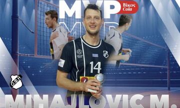 Volley League: MVP της αγωνιστικής ο Μιχαήλοβιτς