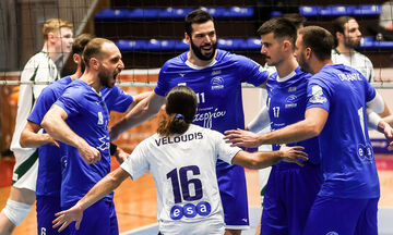 Volley League Ανδρών: Έπιασε ξανά κορυφή ο Ολυμπιακός, απίστευτη ανατροπή της Κηφισιάς με Μίλωνα