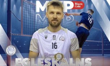 Volley League: MVP της αγωνιστικής ο Έγκλεσκαλνς