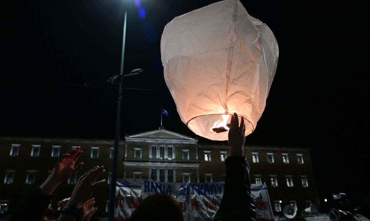 Εικόνες από τα μεγάλα συλλαλητήρια για τα Τέμπη