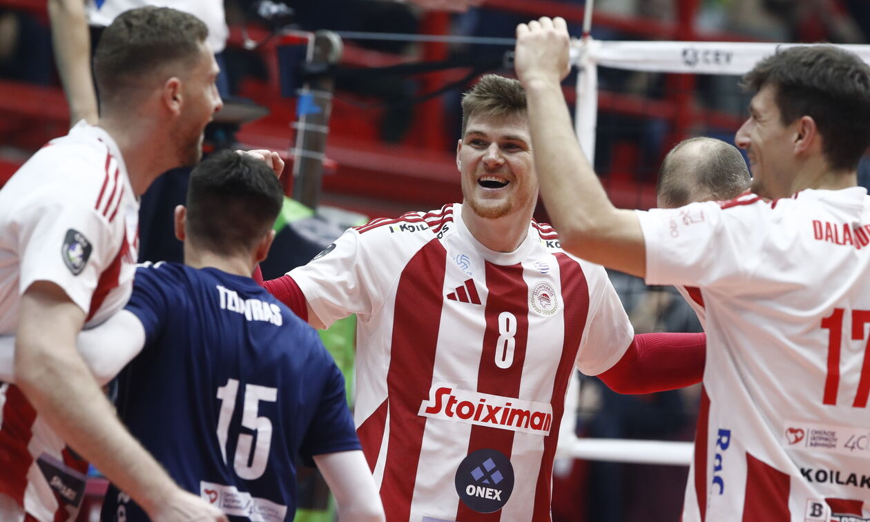 CEV Champions League: Μυθική ανατροπή του Ολυμπιακού, 3-2 τη Γιαστρέμπσκι!