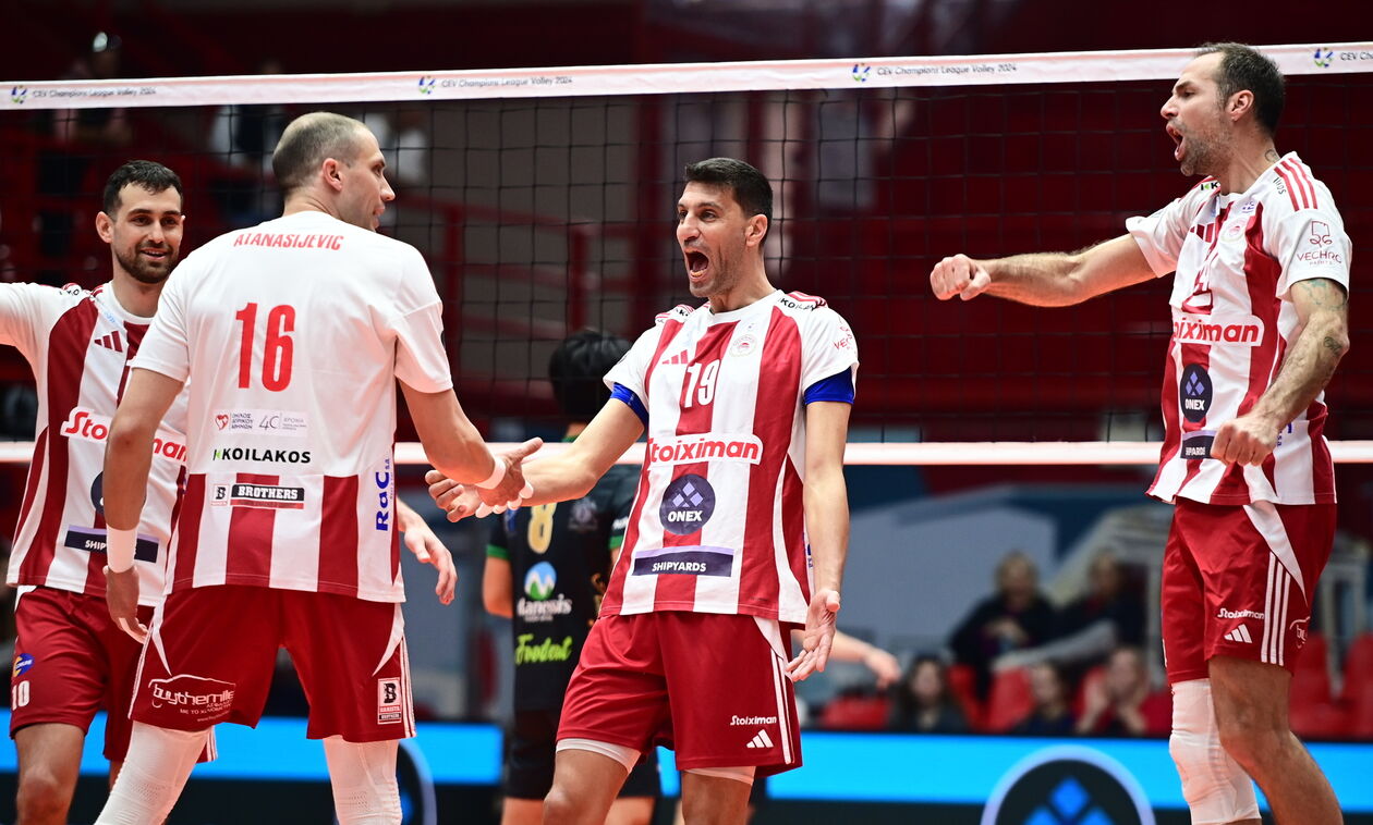 Volley League Ανδρών: Ο Ολυμπιακός «καθάρισε» με 3-0 τον Μίλωνα 